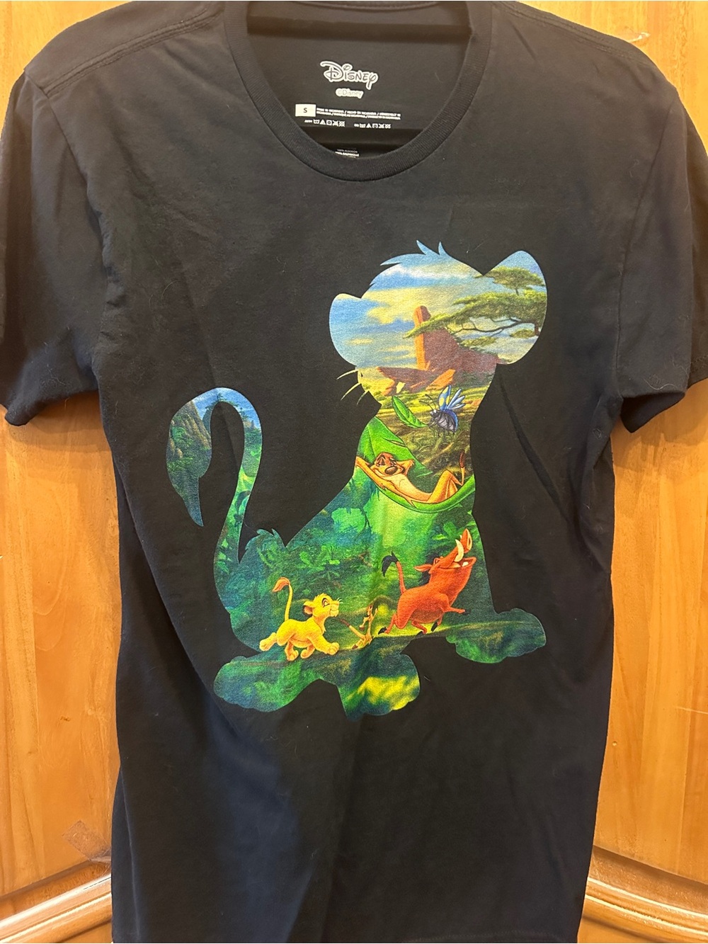Disney Black Short Sleeve Lion King Graphic Tee